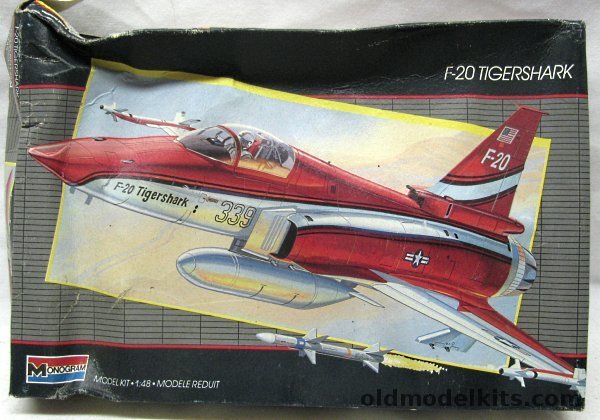 Monogram 1/48 Northrop F-20 Tigershark, 5445 plastic model kit